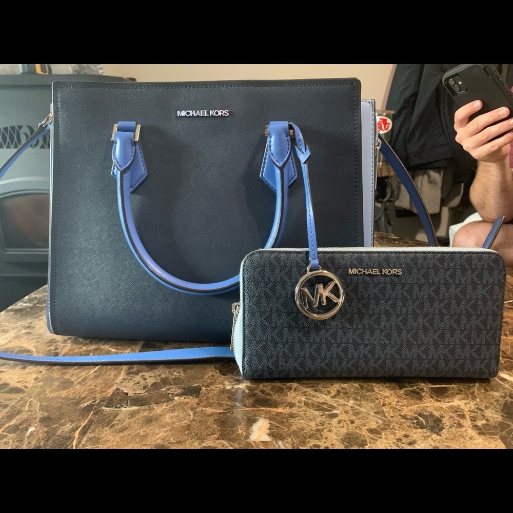 Michael Kors Hope Large Satchel & Wallet (Set)